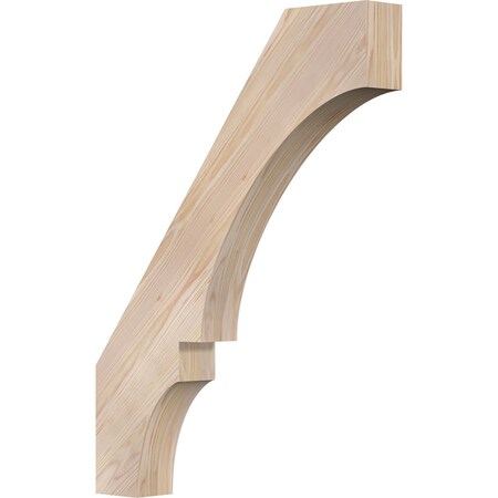 Ekena Millwork 3 1/2"W x 24"D x 32"H Balboa Smooth Knee Brace, Douglas Fir BRC04X24X32BOA00SDF